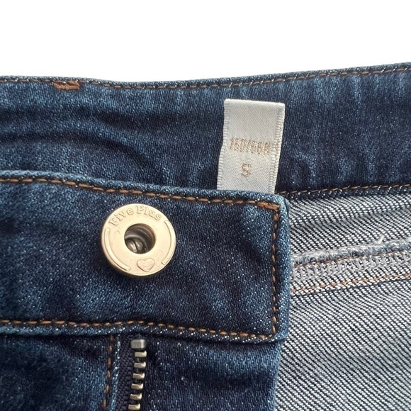 Five Plus Juniors Distressed Raw Hem Cropped Jeans Size S - Picture 4 of 11